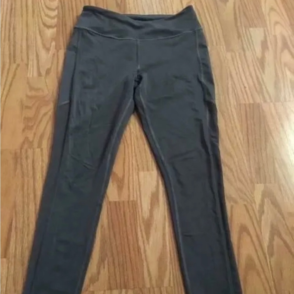 VSX Grey FITNESS LEGGINGS w/SHEER PANEL S Ladies Tight VICTORIA'S SECRET SPORT
